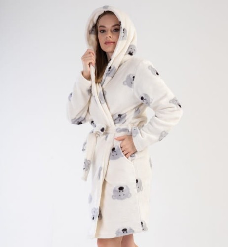 Szlafrok damski SOFT 303067 rozm: L