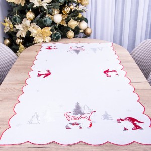 Bieżnik świąteczny 60x120 cm Skrzaty 067