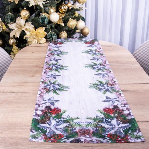 Pas świąteczny drukowany 40x140 cm N-5140-X