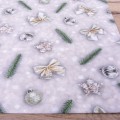 Pas świąteczny 40x140 cm wzór 22990/1001 świąteczne kokardki
