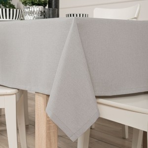 Obrus Aruba 140x220 cm wodoodporny szary 021