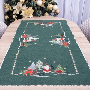 Bieżnik świąteczny 60x120 cm STP-5767-X zielony