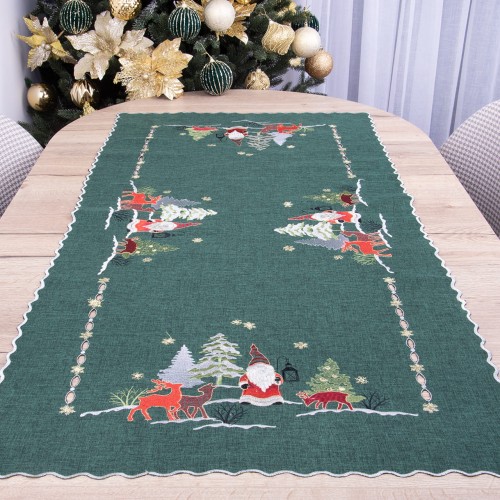 Bieżnik świąteczny 60x120 cm STP-5767-X zielony