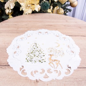 Serwetka świąteczna śr 40 cm YM30157A Jeleń