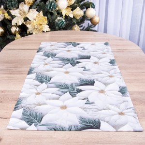 Bieżnik 40x85 cm wzór 22988/1001 Białe gwiazdy betlejemskie