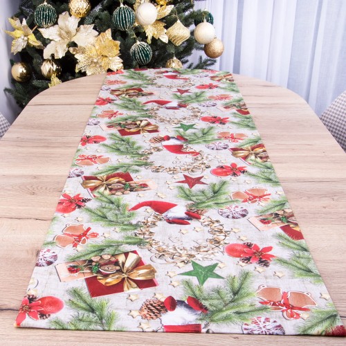 Pas świąteczny 40x160 cm wzór 22387/1001 Świąteczne ozdoby