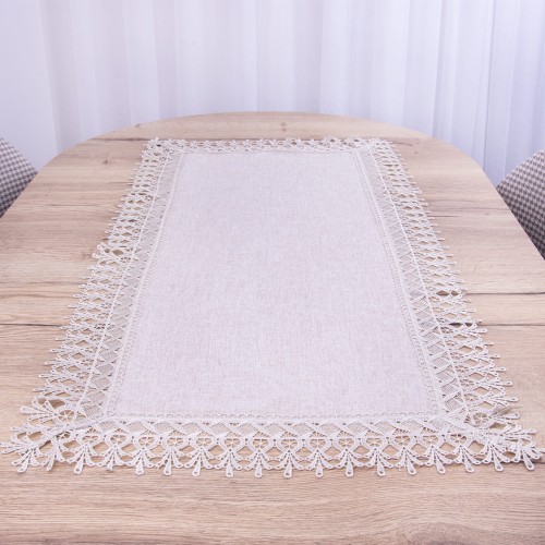 Bieżnik DA-555 50x100 cm Beż prostokąt