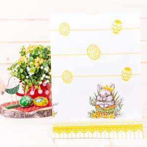 Ścierka kuchenna Zajączek żółty