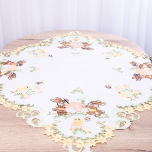 Serweta wielkanocna 85x85 cm KRS-26 Zajączki