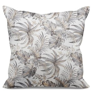 Poszewka ozdobna 40x40 cm Rodos Biały+srebro