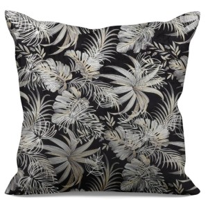 Poszewka ozdobna 40x40 cm Rodos Czarny+srebro