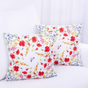 Poszewka ozdobna Foto 40x40 cm Maki