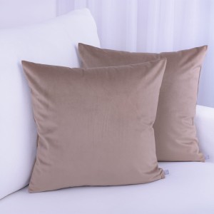 Poszewka ozdobna 40x40 cm Velvet Beżowy ciepły 8/280