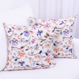 Poszewka ozdobna 40x40 cm Soft Kwiatuszki 25048/101