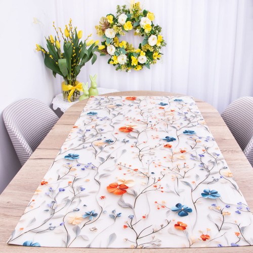 Bieżnik 60x120 cm Kolorowe kwiatuszki 25007/101 Velvet amore