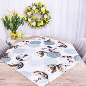 Serweta wielkanocna 85x85 cm Zajączki 25024/101 Oxford