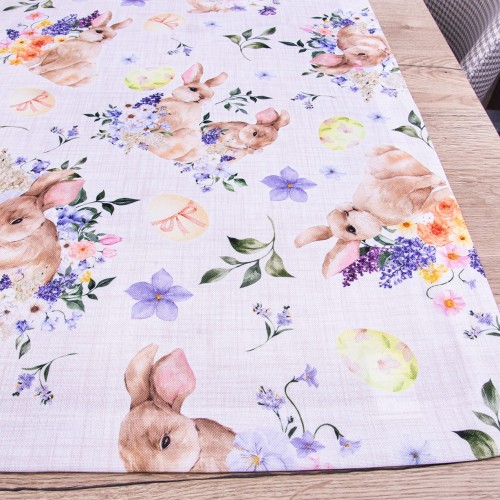 Serweta wielkanocna 85x85 cm Króliki 25028/101 Oxford