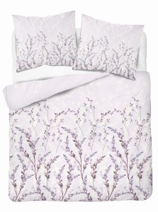 Pościel z bawełny satynowej 220x200 cm 5475 A Róż