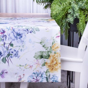 Pas Oxford 40x140 cm 400765/002 Kwiaty na białym tle