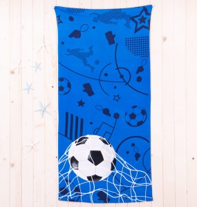 Ręcznik plażowy 70x150 cm Piłka nożna