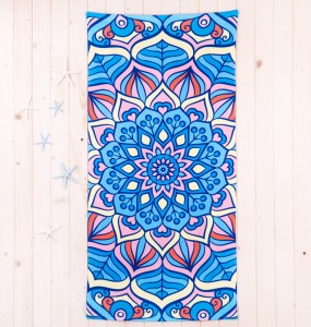 Ręcznik plażowy 70x150 cm Witraże