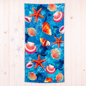 Ręcznik plażowy bawełniany 70x140 cm Ocean