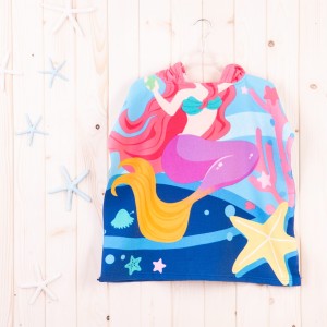 Ręcznik dla dzieci Poncho 60x120 cm Syrenka 1