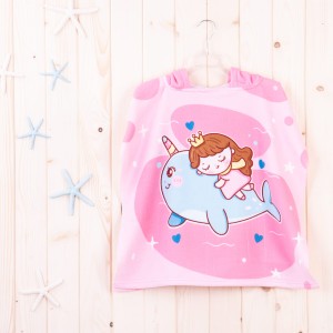 Ręcznik dla dzieci Poncho 60x120 cm Księżniczka