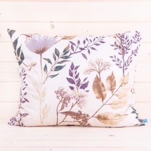 Poszewka z bawełny 70x80 cm Florystyka beż
