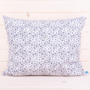 Poszewka z bawełny 70x80 cm Łączka szara