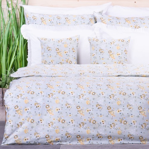 Pościel bawełniana 100x135 cm Pszczółki