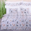 Pościel bawełniana 90x120 cm Psia rodzina