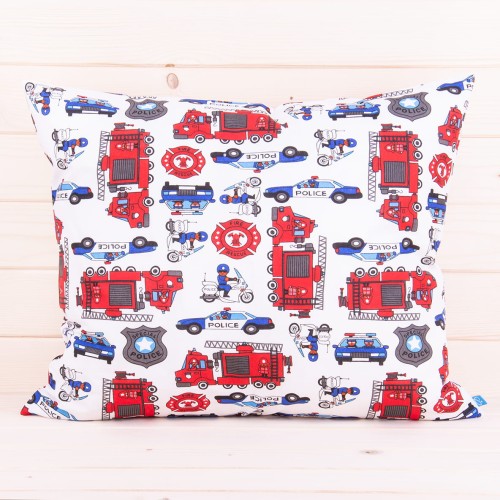 Poszewka z bawełny 70x80 cm Straż i policja