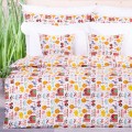 Pościel bawełniana 100x135 cm Kolorowa farma