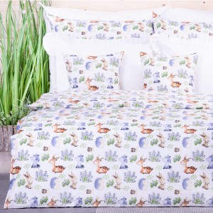 Pościel bawełniana 100x135 cm Leśne zwierzątka 1