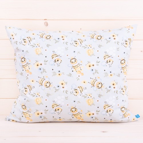 Poszewka z bawełny 50x70 cm Pszczółki