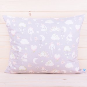 Poszewka z bawełny 50x60 cm Króliczki w chmurach