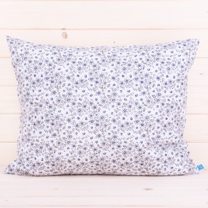 Poszewka z bawełny 40x60 cm Łączka szara