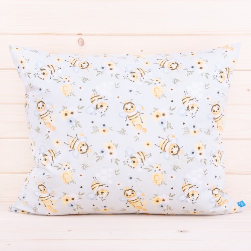 Poszewka z bawełny 40x60 cm Pszczółki