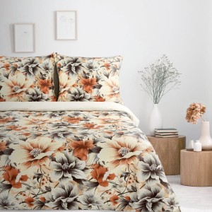 Pościel satyna bawełniana 160x200 cm Nika 51