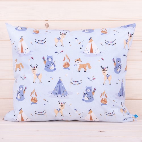 Poszewka z bawełny 40x60 cm Wioska indiańska