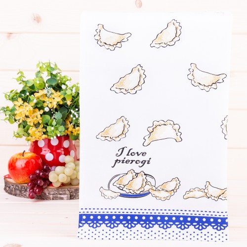 Ścierka kuchenna Pierogi granatowa
