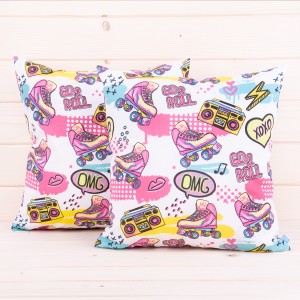 Poszewka z bawełny 40x40 cm Wrotki