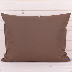 Poszewka z bawełny 50x60 cm Ciemny brąz