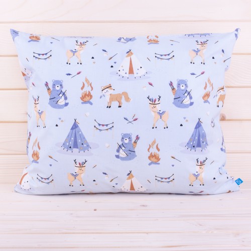 Poszewka z bawełny 70x80 cm Wioska indiańska