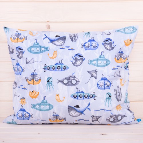 Poszewka z bawełny 70x80 cm Podwodny świat 2
