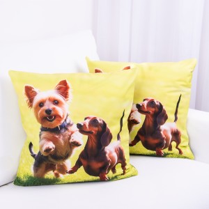 Poszewka ozdobna Foto 45x45 cm Pieski PA-A306