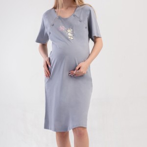 Koszula do karmienia 410099 rozm: XL Owieczka na szarym tle