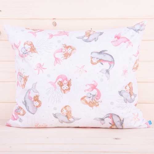 Poszewka z bawełny 50x60 cm Syrenki 2