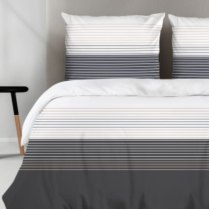 Pościel bawełniana 160x200 cm Bianco E Nero